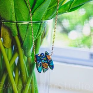 Imperial Jasper & 14k Rose Gold-Plated Necklace